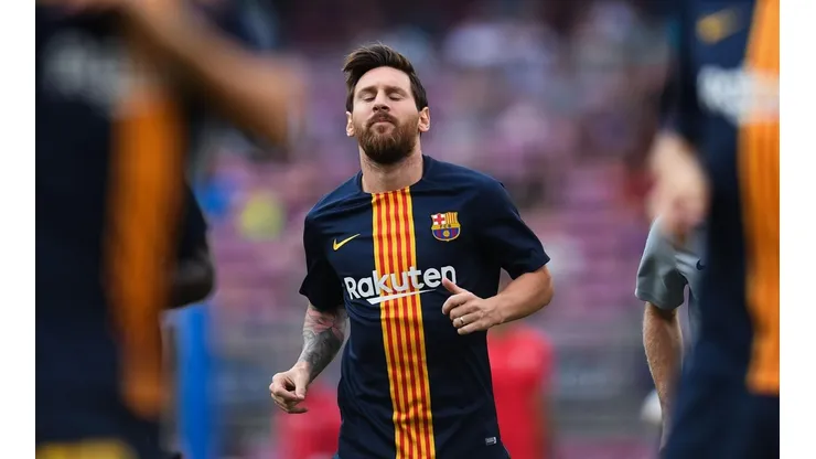 Foto de Lionel Messi, jugador de Barcelona.