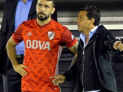 A Gallardo no le gustó nada lo que Pratto dijo de Boca y lo mandó al frente en cámara