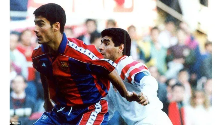 CRACKS. Ambos fueron muy buenos futbolistas. (Foto: Pinterest).