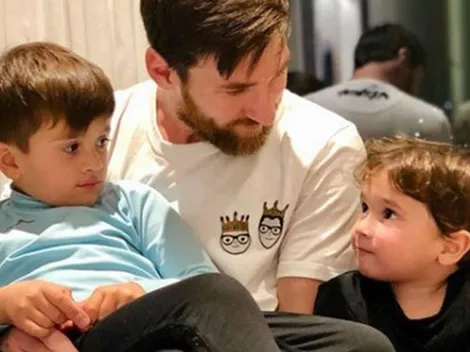 Mateo volvió a ser el gran protagonista de la foto familiar de los Messi
