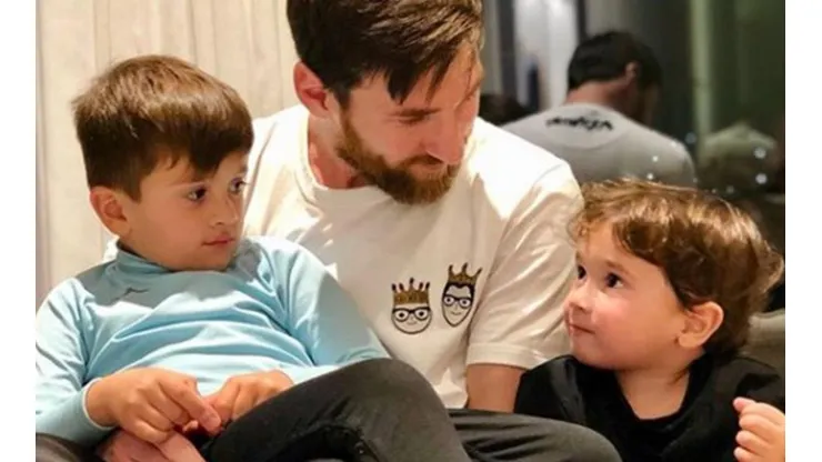 Mateo volvió a ser el gran protagonista de la foto familiar de los Messi