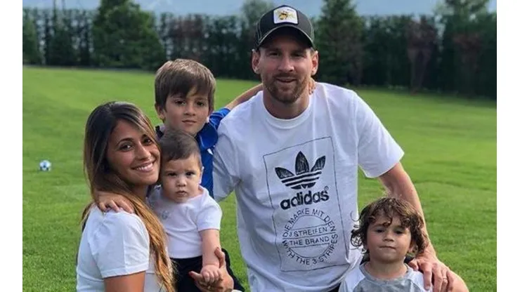 El guiño de Messi a la Selección Argentina en una foto familiar