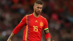 Sergio Ramos en el duelo ante Inglaterra.