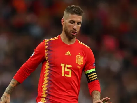 Sergio Ramos festejó el triunfo tras los abucheos en Inglaterra