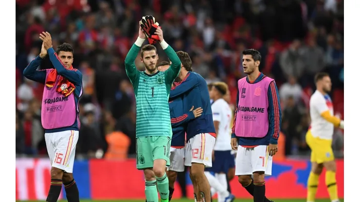 APLAUSOS PARA ÉL. David De Gea fue de lo mejor de España ante Inglaterra (Foto: Getty).