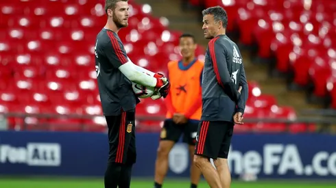 DE LA MANO. El entrenador aún confía en el de Manchester United.