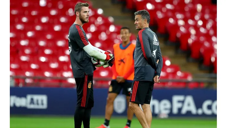 DE LA MANO. El entrenador aún confía en el de Manchester United.