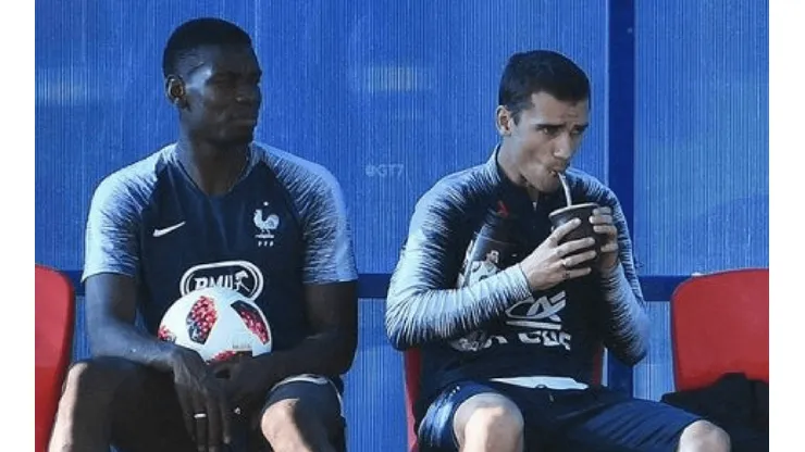 Grizzy y Pogba, disfrutando los mates.
