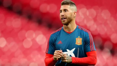 Sergio Ramos en la Selección de España.