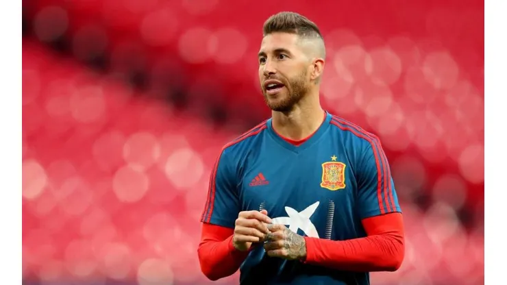 Sergio Ramos en la Selección de España.