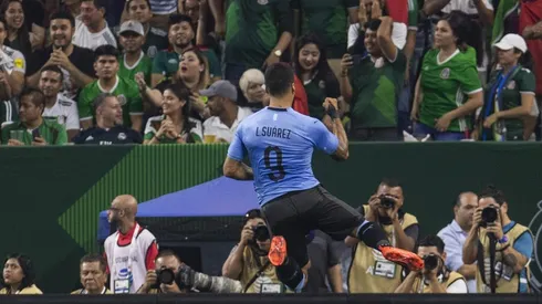 Luis Suárez, jugador de la Selección de Uruguay.
