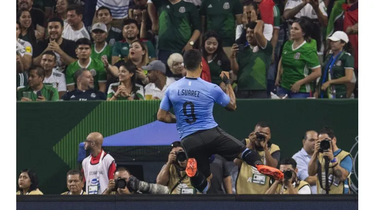 Luis Suárez, jugador de la Selección de Uruguay.