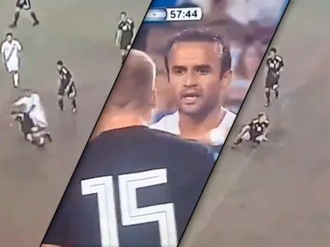 Ascacibar metió con todo, recuperó, le pegaron y agarró a un rival de la cabeza