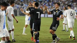 Quién si no: a Argentina le dieron un penal y lo pateó Pity Martínez