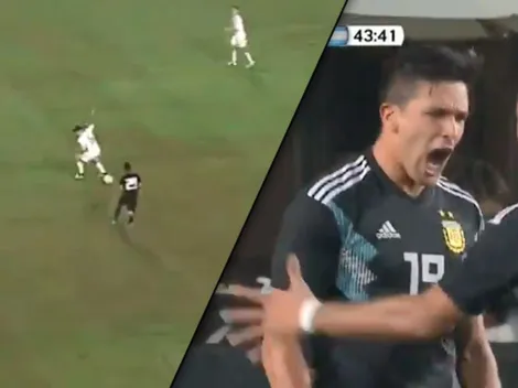 Guatemala salió horrible del fondo y Simeone marcó el 3-0 de Argentina