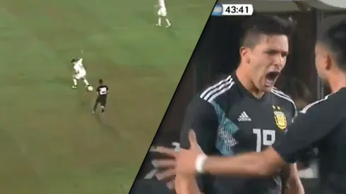 Guatemala salió horrible del fondo y Simeone marcó el 3-0 de Argentina