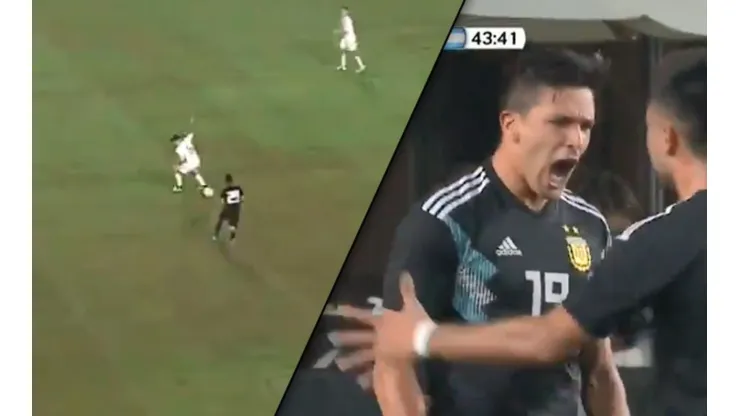 Guatemala salió horrible del fondo y Simeone marcó el 3-0 de Argentina
