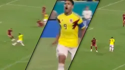 Falcao dejó en ridículo al defensor: amagó ir a un lado, fue al otro y clavó un golazo