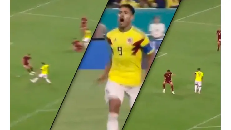 Falcao dejó en ridículo al defensor: amagó ir a un lado, fue al otro y clavó un golazo