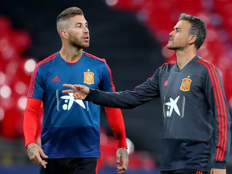 Que no escuche el Barcelona: Luis Enrique llenó de flores a Sergio Ramos