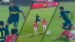 La pisó Tevez, Espinoza cayó en el área y Wanchope marcó de penal el 2-0 de Boca