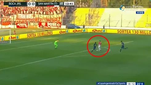 Boca tiene arquero: Andrada tapó un mano a mano en modo estatua