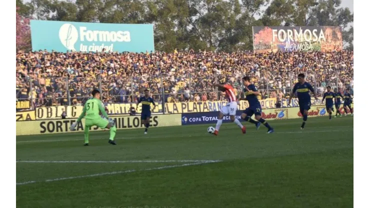 Boca jugó un primer tiempo horrible.