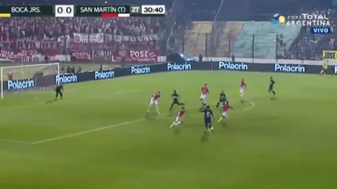 Boca jugaba horrible hasta que la agarró Cardona: el 1-0 de Boca contra San Martín