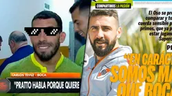 "En 15 días nos vemos", Tevez le contestó a Pratto en vivo y se pudrió todo