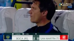 Guillermo, petrificado en el banco.