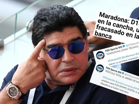 A Maradona lo están destrozando los periodistas de México