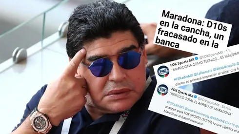 A Maradona lo están destrozando los periodistas de México