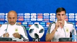 Tagliafico defendió a Sampaoli.