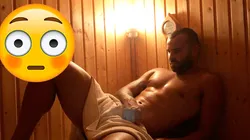 EL BORRADO, EN EL SAUNA. Jesé se muestra despreocupado.