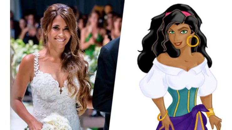 ¡Hermosa! A Anto la comparan con princesas.