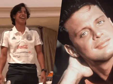 Lainez, el nuevo Luis Miguel: cantó "Cuando calienta el sol" para sus compañeros