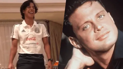 Lainez cantó para la concentración mexicana.