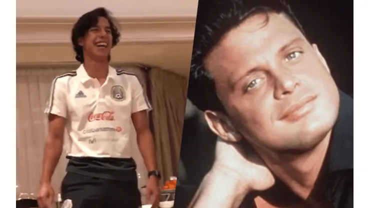 Lainez cantó para la concentración mexicana.