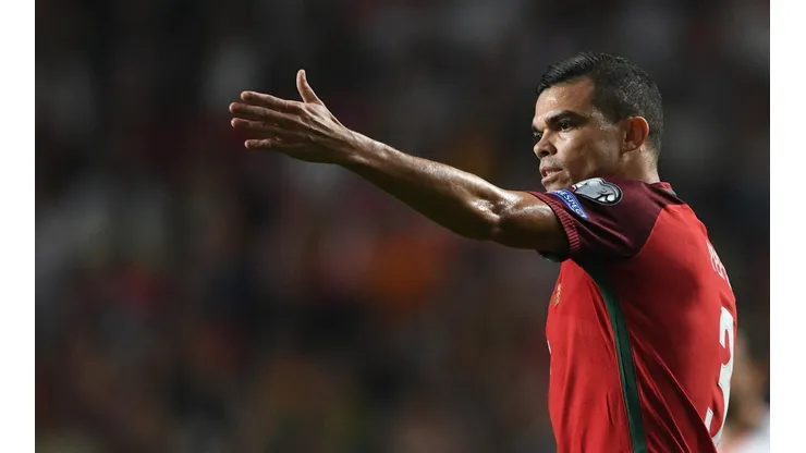 Foto de Pepe, jugador de la Selección de Portugal.