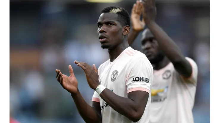 Foto de Paul Pogba, jugador de Manchester United.