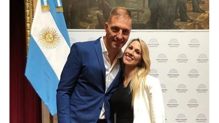 Foto de Pitana con su pareja.