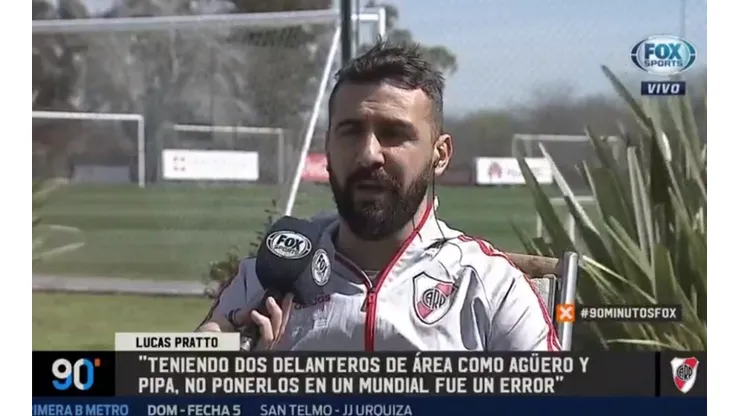 Por si faltaba alguien: Pratto le pegó a Sampaoli por lo hizo en el Mundial