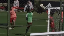 Acá estoy yo, Armani: Bologna metió un atajadón en el entrenamiento de River