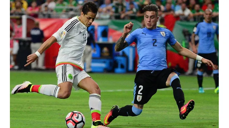 México vs Uruguay (Foto: Getty)