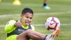 "Cucho" Hernández marcó su primer gol en La Liga frente a Barcelona, en el Camp Nou.