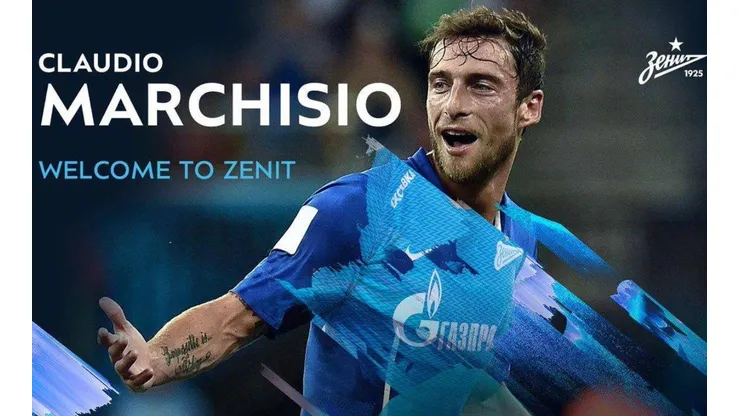 Claudio Marchisio fichó para el Zenit de Rusia