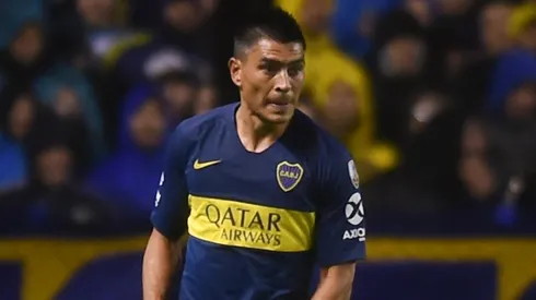 Paolo Goltz con la camiseta de Boca.
