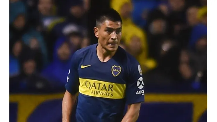 Paolo Goltz con la camiseta de Boca.