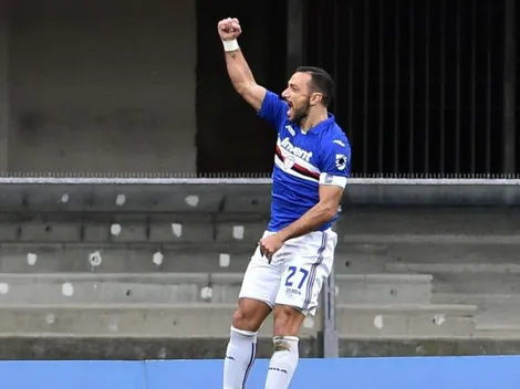 ¡Está loco! De aire y de taco, Quagliarella marcó un golazo infernal