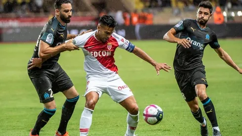 Falcao tuvo un buen partido ante Olympique de Marsella.
